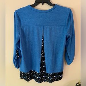 Kim Rogers Ladies Blue Top - Size L